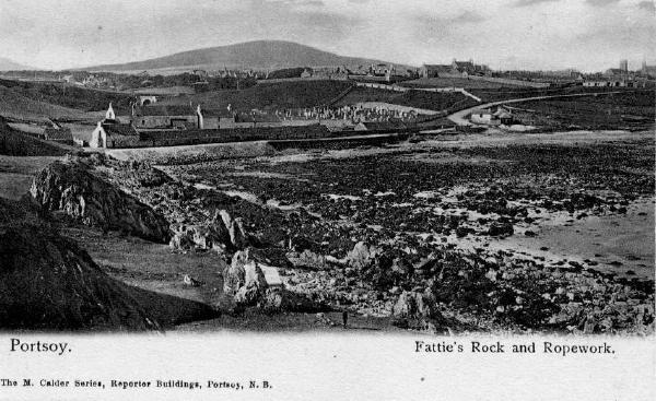 Old Picture Fatteies Rock & Ropeworks Portsoy - Moraay Coast