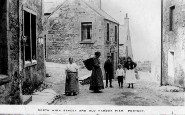 Old Photographs Fishwives North High Street  - Portsoy