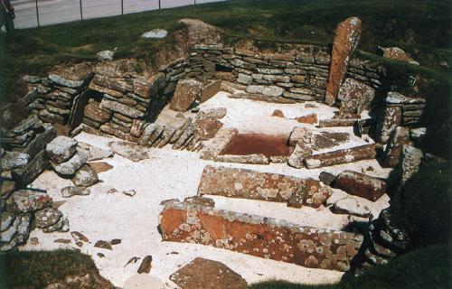 Picture Interior Skara Brae Neolithic Dwelling - Scotland