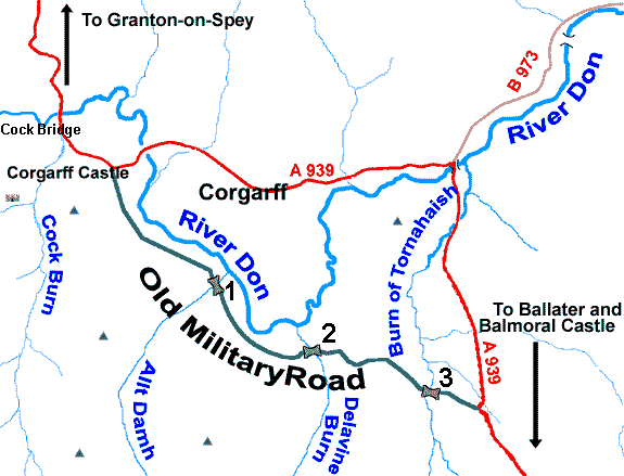 map of bridge locations
