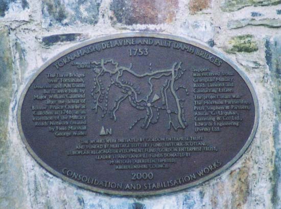 Delavine bridge plaque