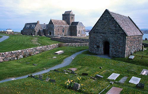 Picture of St Orans Abbey, Iona - Scotland