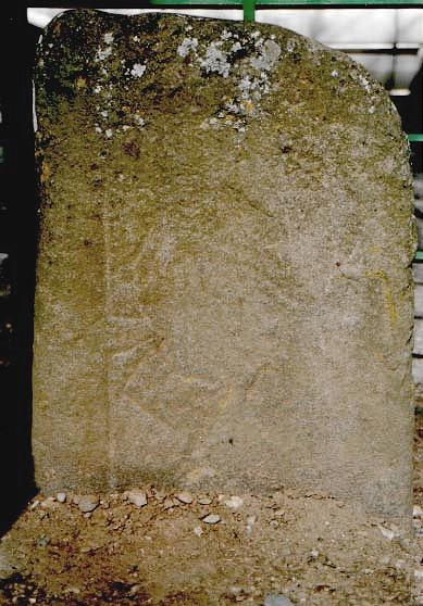 Picture Rhynie Square Pictish Symbol Stone - Scotland